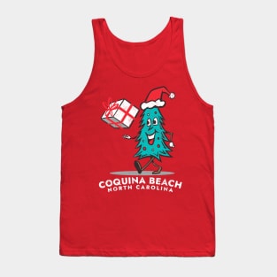 Coquina Beach, NC Vacationing Christmas Tree Tank Top